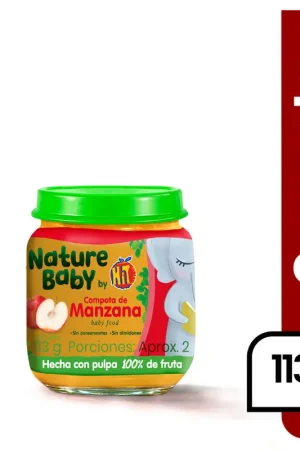 Compra Online Compota Nature Baby Hit Manzana x113grs