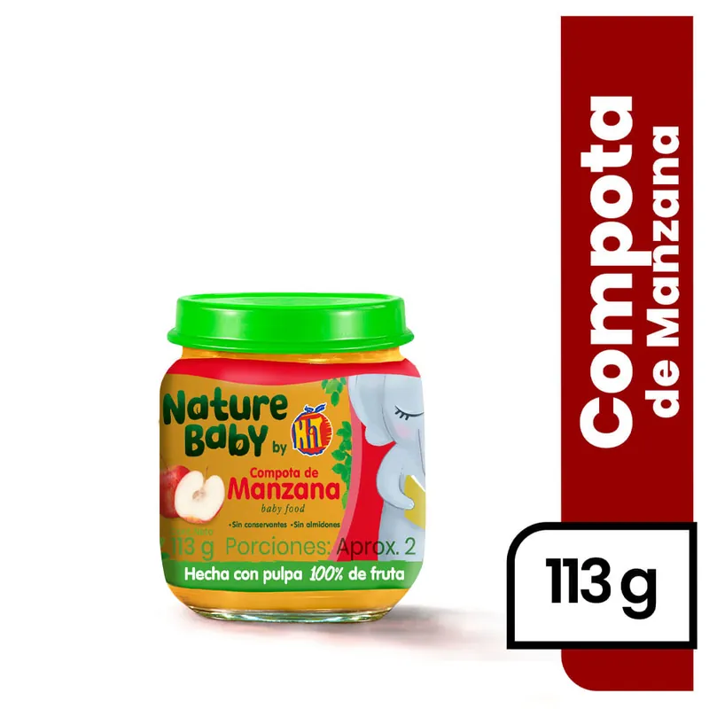 Compra Online Compota Nature Baby Hit Manzana x113grs