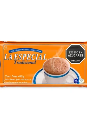 Chocolate La Especial Tradicional x400grs Ordine In Blocco