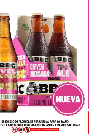 Compra Oggi Stesso Cerveza BBC Rose botella x4und x330ml c\\u002Fu