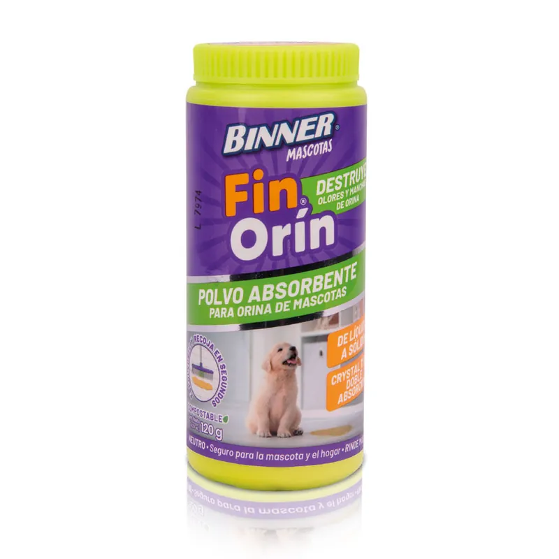 Polvo Absorbente Mascota Fin Orín Binner 120grs Compra Online
