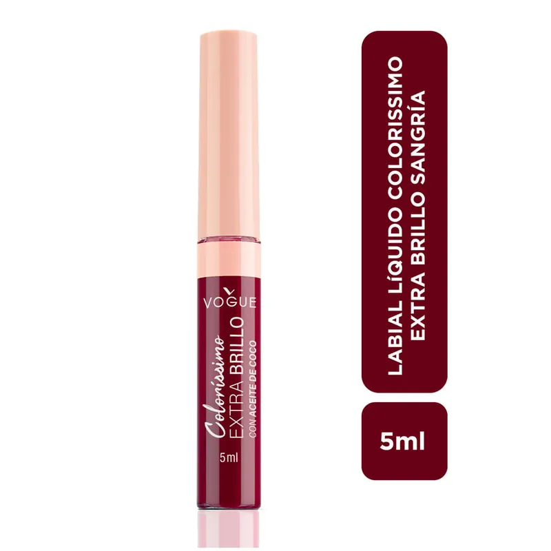 Artigianale Labial Vogue Extra Brillo Sangría x5ml