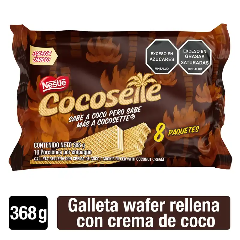 Compra Adesso Galletas Cocosette X8 Undidades X 368g