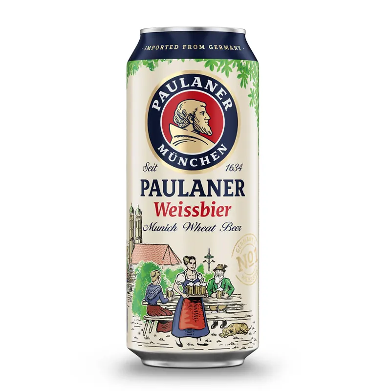 Cerveza Paulaner Weissbier Lata 500ml Artigianale