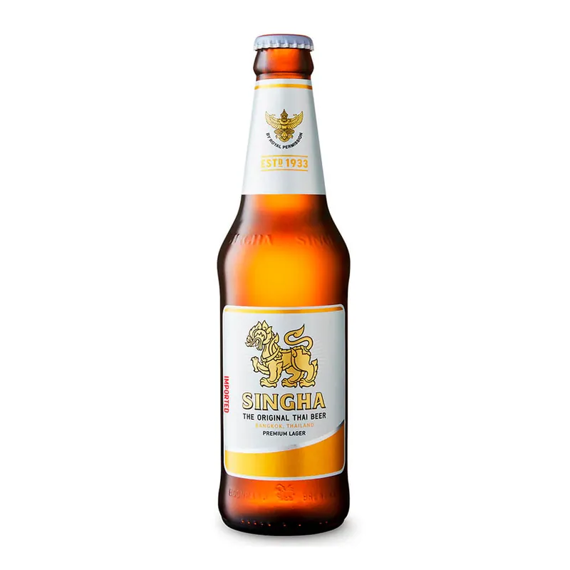 Cerveza Singha Laguer Lata x330ml Lusso