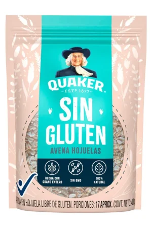 Nuova Collezione Avena Quaker Hojuelas Sin Gluten x400grs