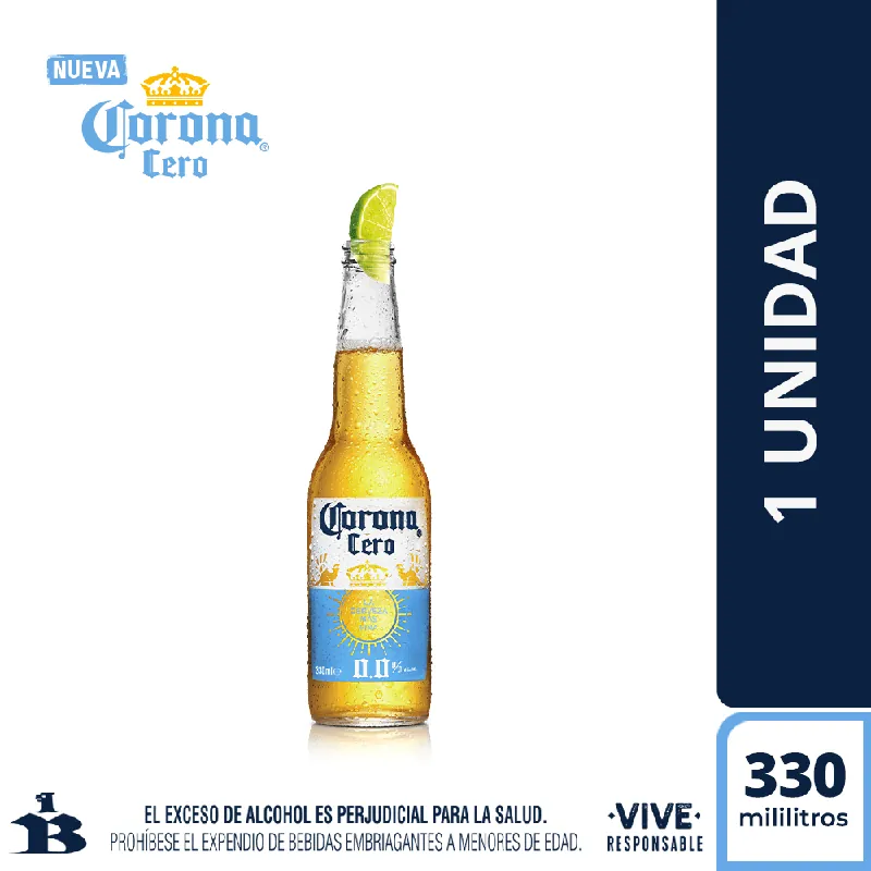 Cerveza corona cero botx330ml Super Prezzo