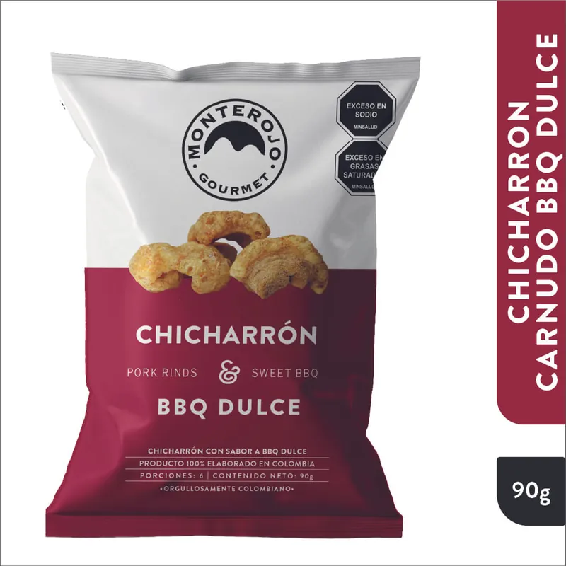 Nuova Collezione Chicharrón Monterojo Bbq Dulce x90 grs