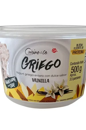 Yogurt Cuisine & Co Griego Entero Vainilla x500g Non Perdere