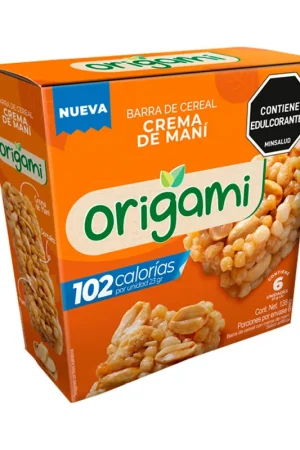 Barra Cereal Origami Crema de Maní x6 Und x23grs Acquista Ora