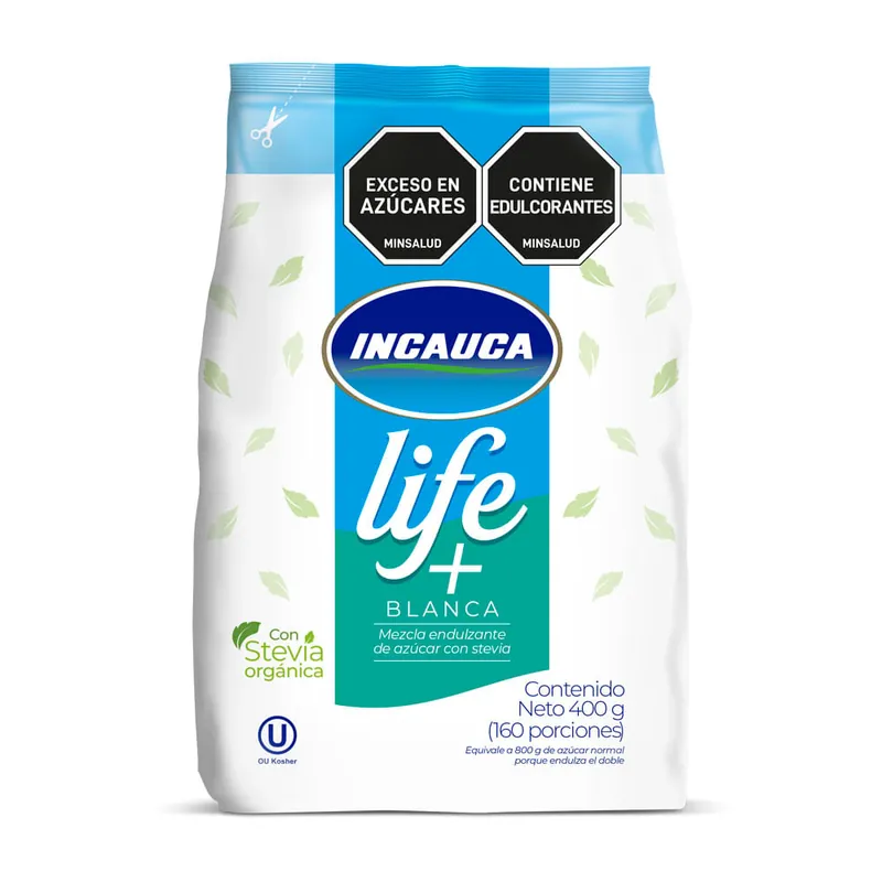 Azúcar Incauca Life Blanca x400grs Promozione Esclusiva