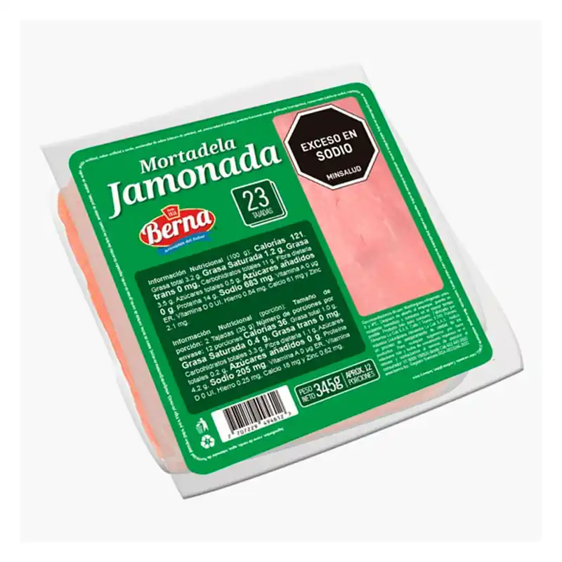 Ultimissimo Modello Mortadela Berna Jamonada x23 Und x345grs