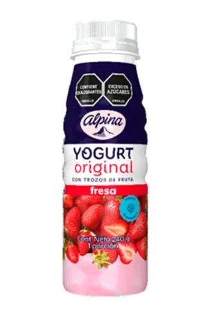 Compra Adesso Yogur Alpina Original Fresa Botella x240g