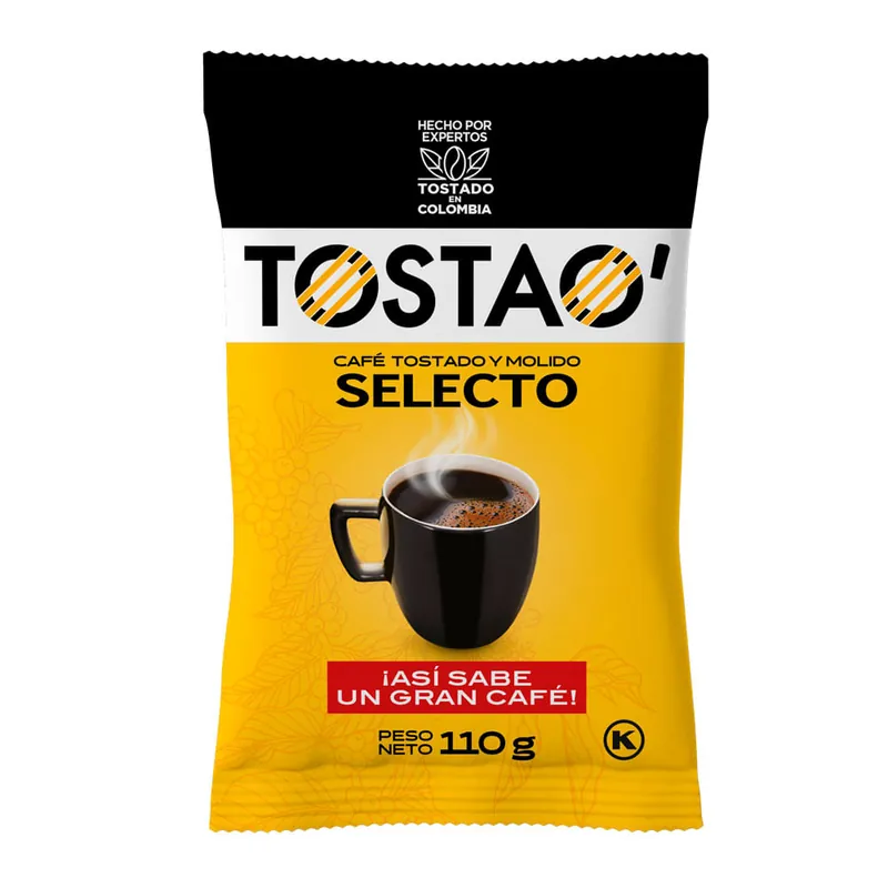 Café Tostao SelectoTostado Molido x110grs Nuova Collezione