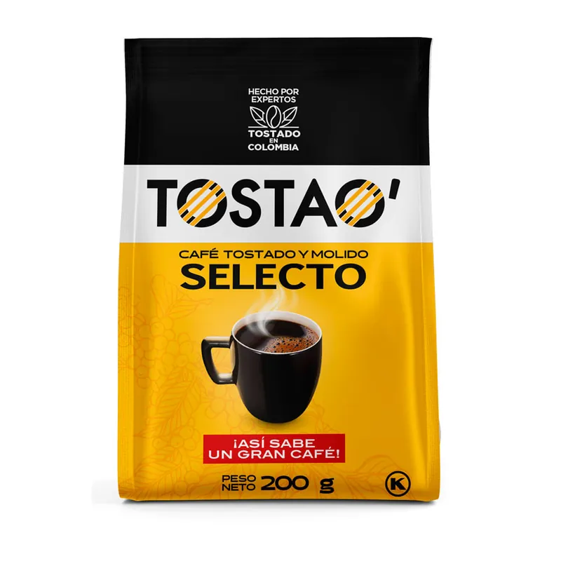 Café Tostao SelectoTostado Molido x200grs Spedito Oggi