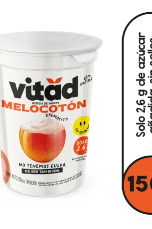 Bebida de yogurt Vitad Melocoton sin Sellos 150g Miglior Prezzo