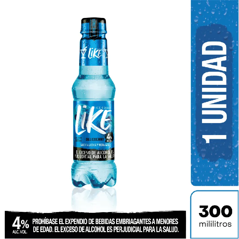 Aperitivo Like Blueberry Pet 300ml Offerta Del Giorno