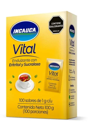Bestseller Endulzante Incauca Vital Sucralosa x100 Sobres x1gr
