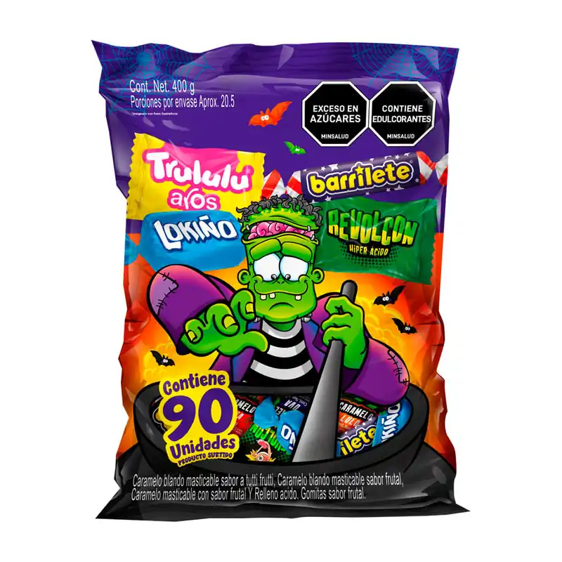 Occasione Caramelo Super Surtido Halloween x90 Und x400grs