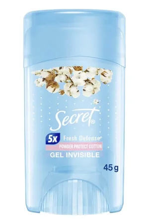 Desodorante Antitranspirante Mujer Secret en Gel Powder Protect Cotton 45 grs Promozione