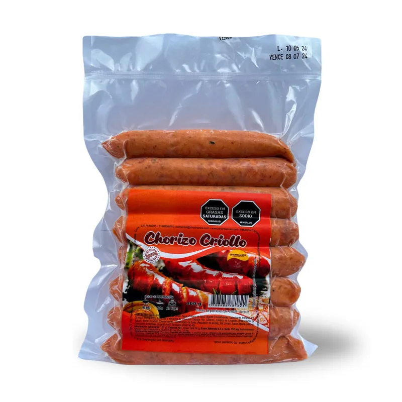 Chorizo Criollo x6 Und x300grs Ultima Occasione