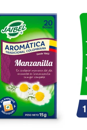 Compra Oggi Stesso Aromática Manzanilla x 20Bolsas Jaibel