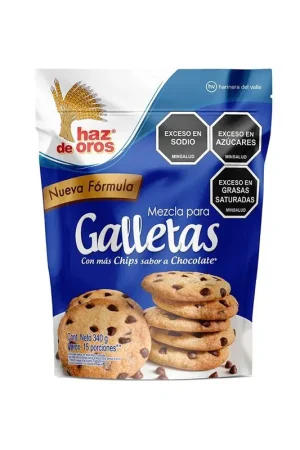 Compra Adesso Mezcla Lista Para Galletas Con Chips de Chocolate Haz de Oros x 340g