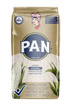Garanzia Inclusa Harina PAN integral maíz blanco x1000g