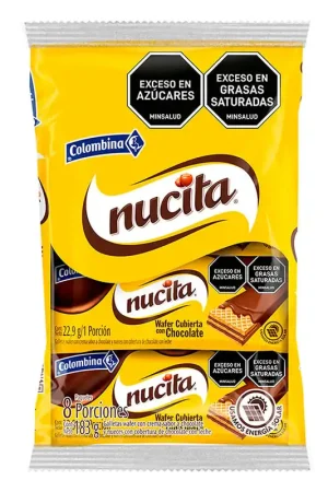 Consegna Rapida Galletas wafer Nucita chocolate x8und x183g