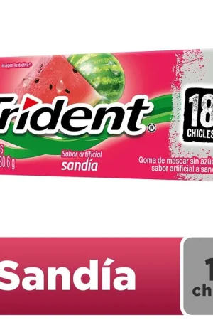 Alta Qualità Chicle Trident Sandia sin azúcar x18 chicles
