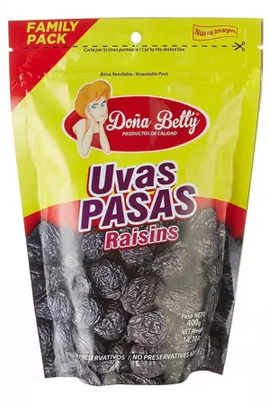 Uvas pasas Doña Betty x 400g Miglior Prezzo