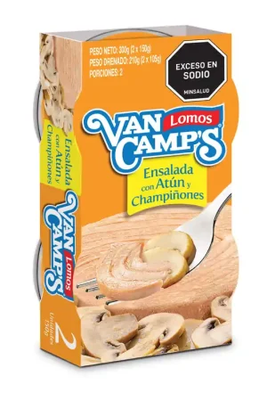 Atún y champiñones van camps x 2 unds x 300g Promozione