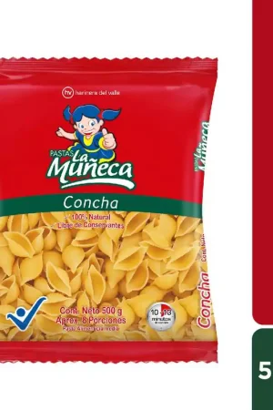 Compra Online Pasta concha Pastas La Muñeca x500g