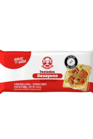 Autentico Tostadas desayuno Susanita x 18 und x 125 g
