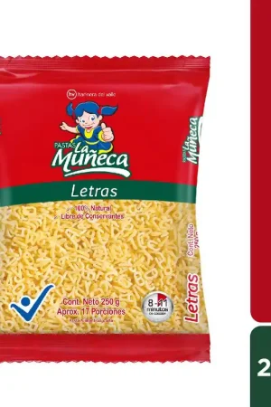 All’Ingrosso Pasta letras Pastas La Muñeca x250g