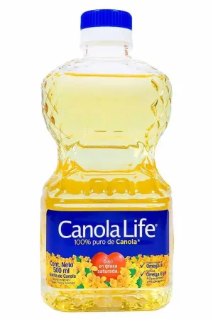 Aceite Canola Life bajo en grasa saturada x500ml Moderno