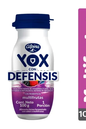 Vendita Finale Alimento lácteo Yox Defensis multifrutas x100g