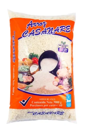 Ultimissimo Modello Arroz Casanare blanco x3000g