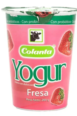Yogurt Colanta fresa vaso x200g Ordina Subito