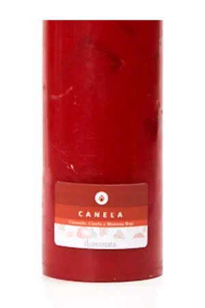 Vela Iluminata Pilar Canela 140grs Top Qualità