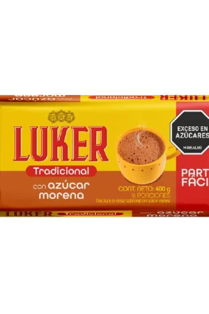 Chocolate Luker Tradicional Azucar Morena 16Und 400g Spedizione Espresso