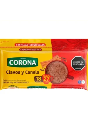 Chocolate Corona Clavos Canela x18 Und x450grs Quantità Limitata