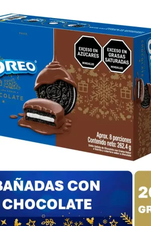 All’Ingrosso Galleta Oreo Recubierta de Chocolate Navidad x262grs