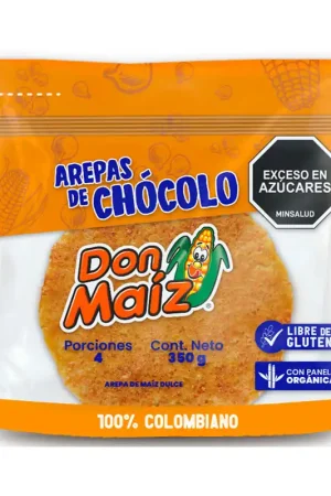 Arepas Don Maíz Chócolo x4 Und x350grs In Voga