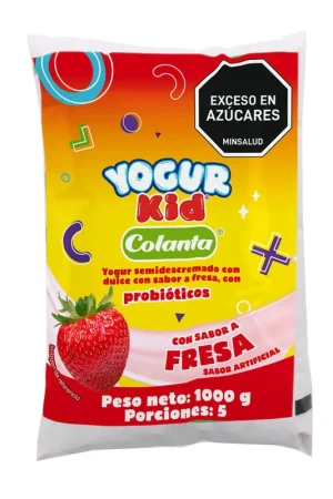 Yogur Colanta Kid Fresa Bolsa x1000grs Prezzo Di Fabbrica