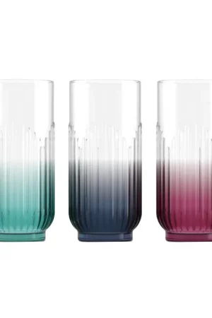 Più Venduto Vaso Alto Barcelona Cristar Color x6 Und