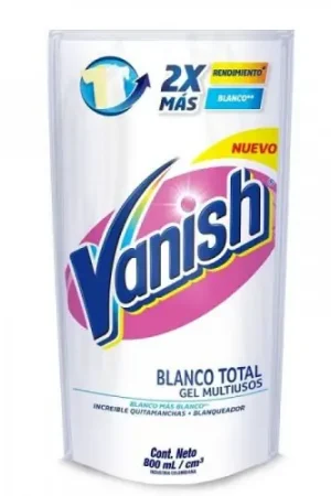 Vanish desmanchador liquido blanco 800ml Solo Oggi