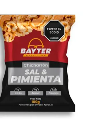 Chicharron Bayter Sal Pimienta x100grs Lusso