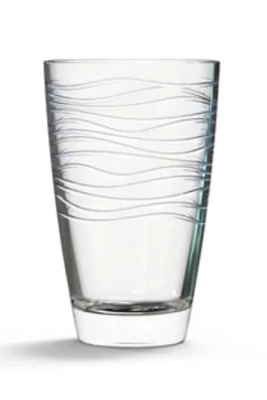 Ultimissimo Modello Vaso Curvas Bebidas Crsitar Largo x1 Und
