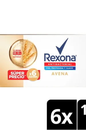 Compra Adesso Jabón Rexona Antibacterial Bamboo 6 Unidades 110g
